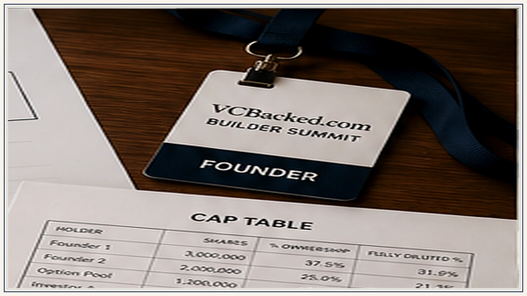 VCBacked.com founder badge and working papers