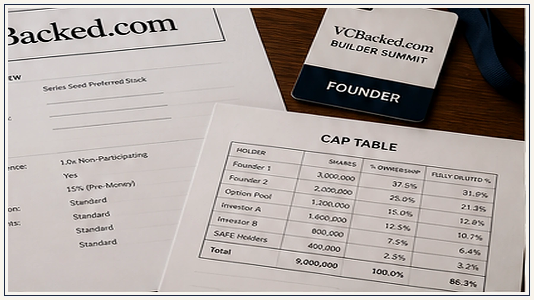 VCBacked.com hiring notes and founder badge