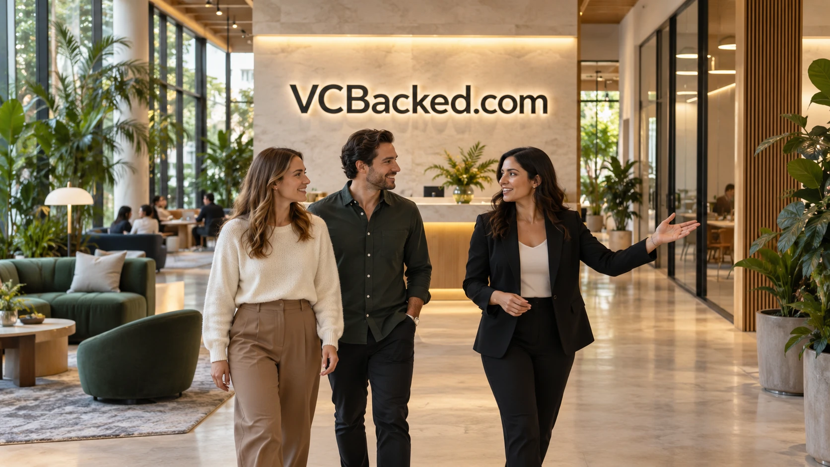 Portfolio company operators working in a shared support space